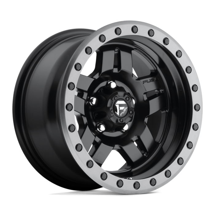 5X114.3 ANZA D557 15X8 5X4.5 MT-BLK-GBR -18MM