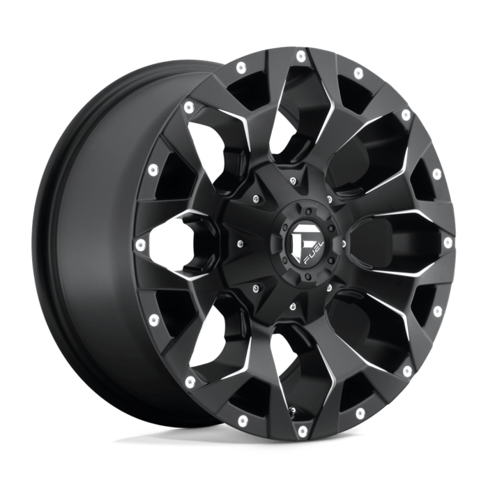 6X135/6X139.7 ASSAULT D546 17X8.5 6X135/5.5 MT-BLK-MIL 25MM