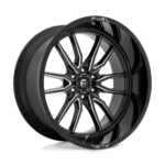 6X135 CLASH D761 24X12 6X135 G-BLK MILL -44MM