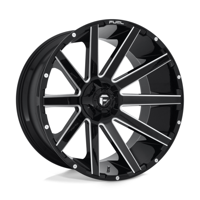6X135/6X139.7 CONTRA D615 24X12 6X135/5.5 GL-BLK-MIL -44MM