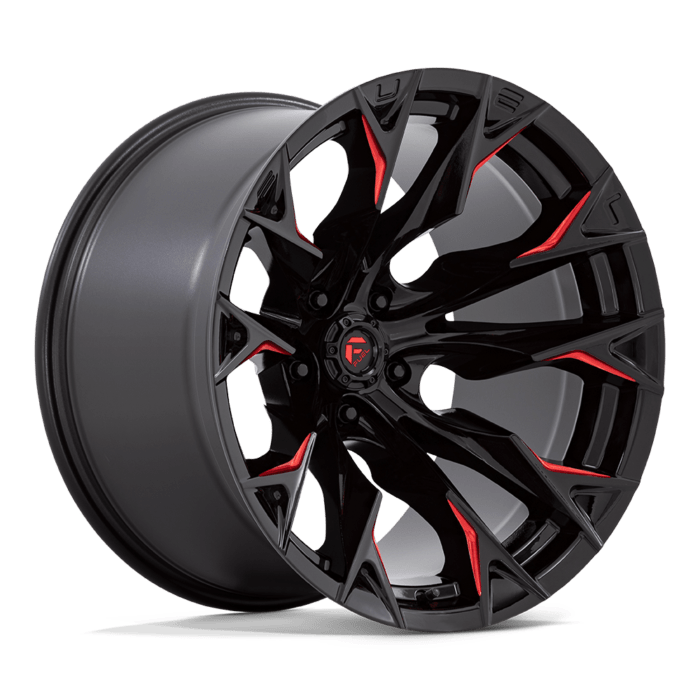 5X127 FLAME D823 20X12 5X5.0 G-BLK MILL C-RED -44MM