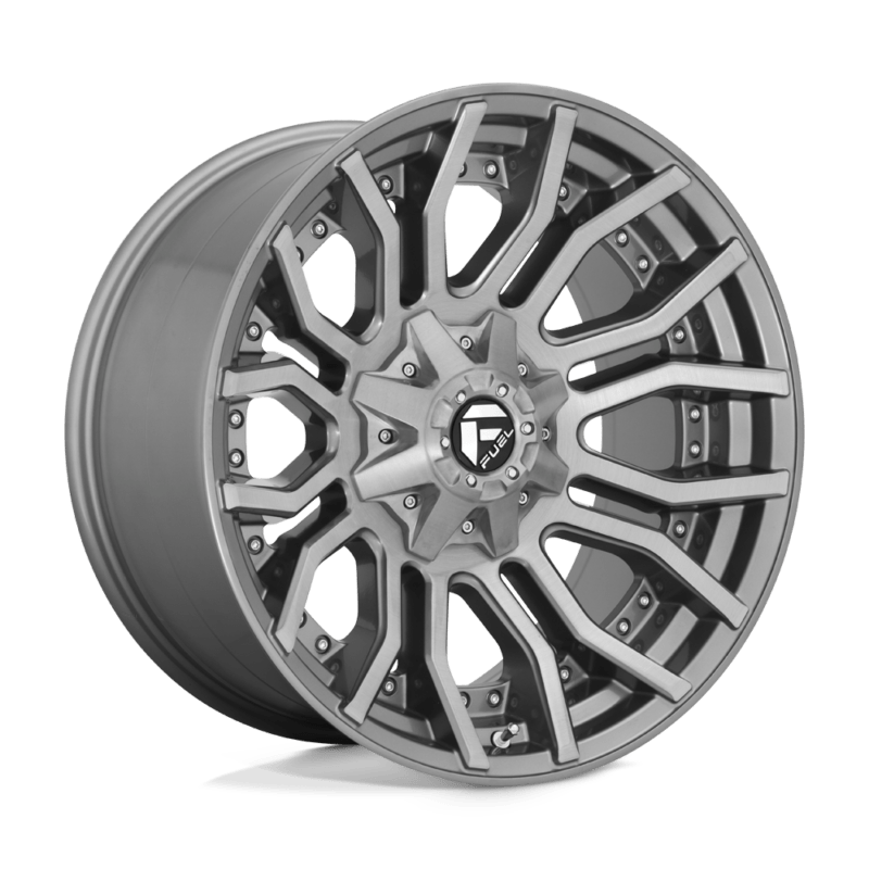 8X165.1 RAGE PLATINUM D713 20X10 8X6.5 BRSH-GNMTL-TTC -18MM