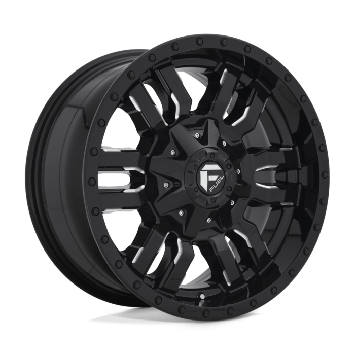 8X165.1 SLEDGE D595 18X9 8X6.5 GL-BLK-MIL 20MM