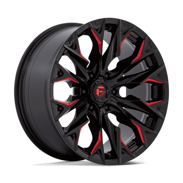 6X135 FLAME D823 20X9 6X135 G-BLK MILL C-RED 1MM