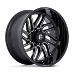 8X165.1 HURRICANE D807 24X12 8X6.5 G-BLK-MILL -44MM