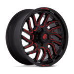 6X135 HURRICANE D808 20X9 6X135 G-BLK MILL-RT 20MM