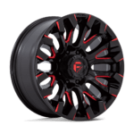 8X165.1 QUAKE D829 20X9 8X6.5 G-BLK MILL-RD 1MM