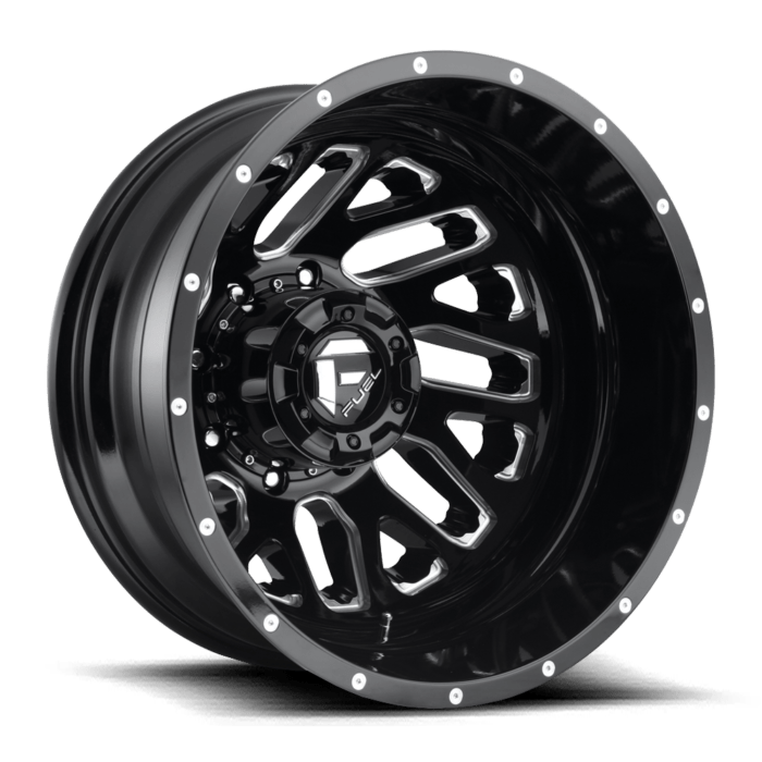 8X200 TRITON D581 22X8.25 8X200 GL-BLK-MIL -201MM