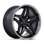 5X120 DUKE AB046 22X9 5X120 S-BLK-DDT-LP 15MM