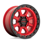 8X180 CHASE KM548 18X9 8X180 C-RED BLK-LP 18MM