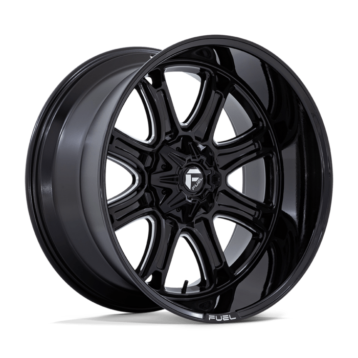 8X180 DARKSTAR D853 24X12 8X180 G-BLK MILL -44MM